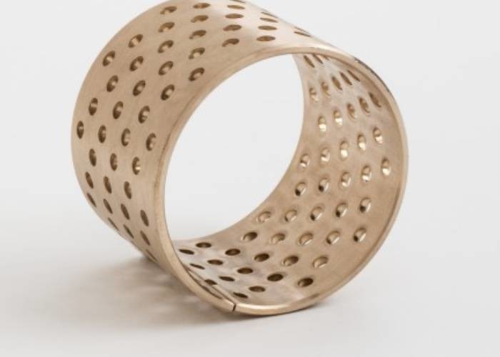 Maintenance Free Bronze Sleeve Bushings , Thin Wall Bronze Bushings
