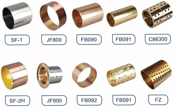 SF-1X Oil Free Steel Bearing SS304 Sintered Spherical Self Lubricating