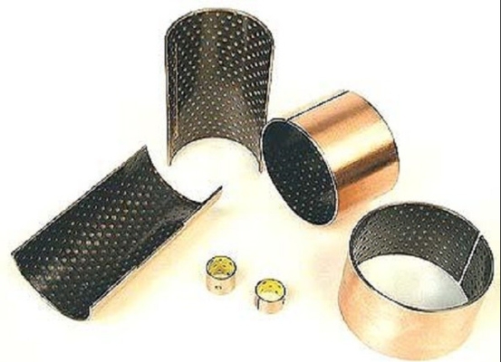 SF-1S Stainless steel bearing, SS304 Flanged Bearing Bushing, SS316 PTFE coated self lubricating bearing