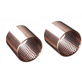 CuSn6.5Pb0.1 Graphite Filled Bronze Bushes 260℃ For Metal Recycling Machine